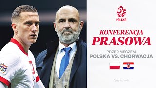 MICHAŁ PROBIERZ I PIOTR ZIELIŃSKI PRZED MECZEM Z CHORWACJĄ RETRANSMISJA ⚪🔴 [upl. by Notsnhoj774]