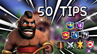 50 tips for 26 hog cycle you NEED to know  Clash Royale [upl. by Heidie]