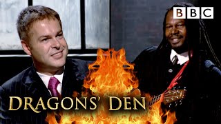 BEST PITCHES Levi Roots Reggae Reggae pitch lures Peter Jones  Dragons Den  BBC [upl. by Ylak406]