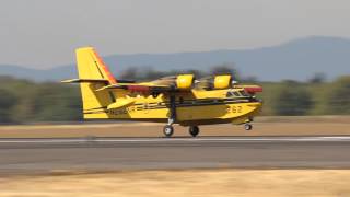 CL215 Water Bomber Takeoff [upl. by Nagaek356]