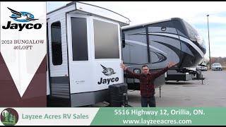 2023 Jayco Bungalow 40LOFT  Smelling your Partners Breath  Layzee Acres RV Sales [upl. by Aeret]