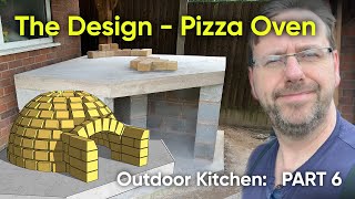 Part 6 Designing the oven  Wood fired brick pizza oven build [upl. by Inattyrb]