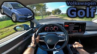 2024 Volkswagen Golf 15 TSI 85 kW 6MT  facelift  POV test drive [upl. by Nylrahc740]