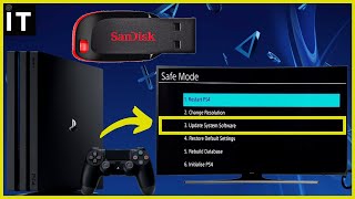 How To Update PS4 With USB Flash Drive Working Method [upl. by Letizia514]