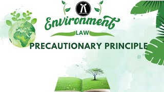 Precautionary Principle in Tamil  Environmental Law [upl. by Eeluj]