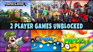 120 Best 2 Player Games Unblocked  Fun and Play With Friends Online [upl. by Hajidak]