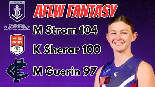 Fremantle Dockers vs Carlton Blues AFLW Fantasy Game Review 2024 [upl. by Anwadal684]