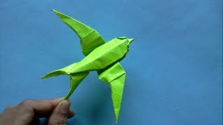 How to make Origami Bird swallow sipho mabona [upl. by Brownson315]