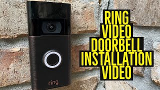 Ring Video Doorbell Installation Video [upl. by Areid]