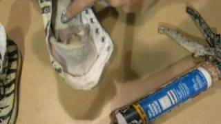 vintage converse repair 101 back heel inside loose part 1 [upl. by Blood]