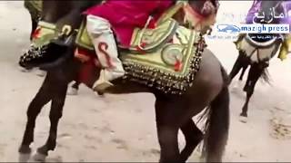 Fantasia Tbourida cheval atlas  فانتازيا ايموزار كندر التبوريدة في المغرب [upl. by Yttap831]