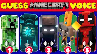 Guess the Minecraft Characters by Voice and Song RAP Edition 🎤🔥 Ultimate Minecraft Movie Quiz 2 [upl. by Ennaej]