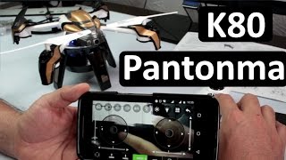 Pantonma K80 Español  Drone Que Evita Obstaculos [upl. by Dalenna]