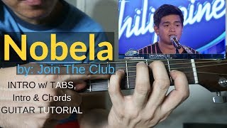 Nobela Guitar Tutorial  Join The Club [upl. by Tammi]