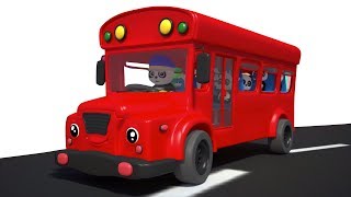 räder auf dem bus lied  Kinderlieder  Nursery Rhymes For Childrens  Wheels On The Bus Song [upl. by Oynotna614]