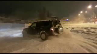 Pajero 4 Snow Drift [upl. by Dabbs]