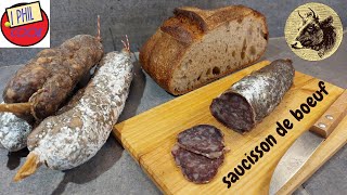 comment faire un saucisson de boeuf [upl. by Delmer]