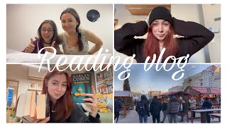 Koniec remontu dużo jedzenia targi jarmark świąteczny i śnieg ❤️ READING VLOG 📖📚 [upl. by Nitsej]