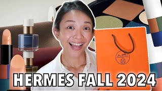 NEW HERMES FALL 2024 MAKEUP  Lipsticks Eyeshadows amp Nail Polish  TryOn amp Review [upl. by Marc669]