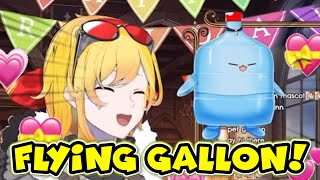 Kaelas Flying Gallon New Mascot Is Too Cute【Hololive】 [upl. by Burner]