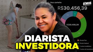 ELA JÁ RECEBE UMA DIÁRIA DE DIVIDENDOS  DIARISTA INVESTIDORA  Gêmeos Podcast 84 [upl. by Asher]