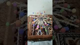 Diy waste bottle idea use clay  💐💐 diy viralvideo craft homedecor flowerpotcraft [upl. by Ellac]