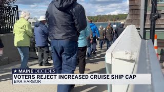 Bar Harbor voters reject effort to increase cruise ship visitor limit [upl. by Kcarb]