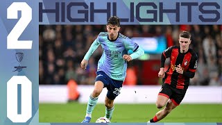 HIGHLIGHTS  Bournemouth vs Arsenal 20  Premier League [upl. by Naloj]