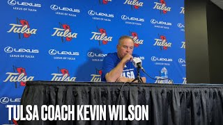 TU coach Kevin Wilson speaks in advance of UTSA game [upl. by Nevarc]