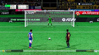 EA FC25  Bengaluru FC Vs Hyderabad FC Penalty Shootout  ISL Indian Super league [upl. by Wedurn]