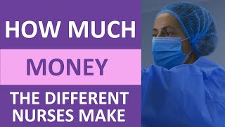 Nurse Salary How Much Money Different Nurses Make in the US [upl. by Bron35]