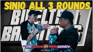 SINIO ALL 3 ROUNDS VS SHERNAN I BWELTA BALENTONG 11 [upl. by Dnarb295]