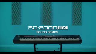 Roland RD 2000 EX Stage Piano サウンドデモ [upl. by Ophelie]