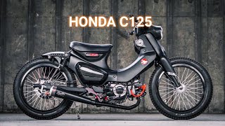 HONDA Super Cub C125  KUDOM Custom by KSpeed [upl. by Ocirrej]