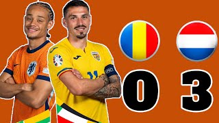 Romania vs Netherlands 03 EXTENDED HIGHLIGHTS  EURO 2024 [upl. by Celin]