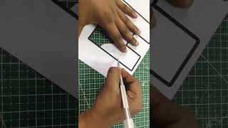 How to cut paper using cutter pen papercutting papercutout diy shorts youtubeshorts diycrafts [upl. by Ecirtaed]