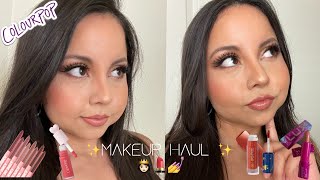 Colourpop Makeup Haul makeup colourpop beauty haul [upl. by Ymar]