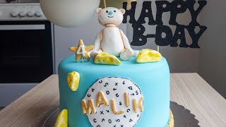 KAKO DA PREKRIJETE TORTU FONDANOM HOW TO COVER CAKE WITH FONDANT ALL TIPS AND TRICKS 👈👈 [upl. by Alwyn71]