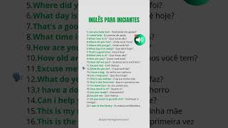 INGLÊS PARA INICIANTES [upl. by Merrel]