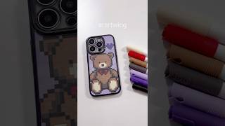 Phone case idea 🧸 art pixelart phonecase diy [upl. by Sallyann754]