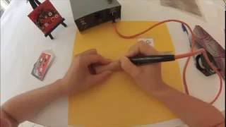 DIY  Pyrogravure sur couteau Opinel  Idée cadeau Noël [upl. by Euf]