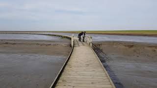 ✔ LANGWARDER GRODEN ☆ Nordsee Halbinsel Butjadingen ☆ Nähe Fedderwardersiel Burhave 2017 [upl. by Lamej842]