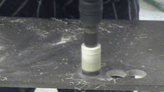 How to Drill a Round Hole in Corian [upl. by Bekki935]