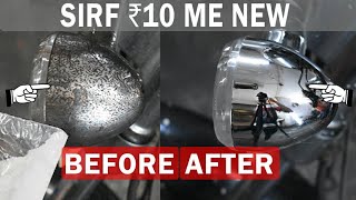 Rs10 fix for rust💫  maintain chrome parts  NCR Motorcycles [upl. by Sateia]