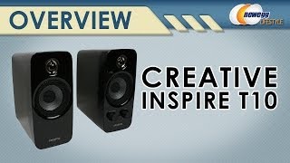 Creative Inspire T10 10 Watts RMS 20 Speaker System Overview  Newegg Lifestyle [upl. by Nivanod794]