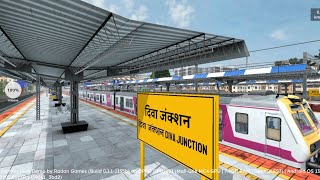 RG train tech demo gameplay Kalyan Diva superfast local CR [upl. by Dallman465]