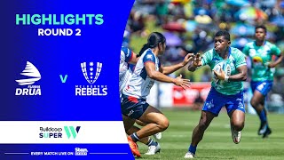 2023 Super W Round 2 Fijiana Drua vs Melbourne Rebels Highlights [upl. by Ramar79]