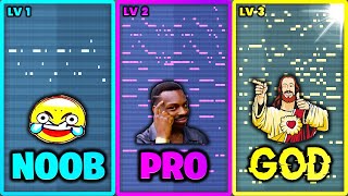 3 Levels Of Melodies  NOOB vs PRO vs GOD [upl. by Marlane]