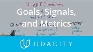 Goals Signals and Metrics  Key Business Metrics  Product Design  Udacity [upl. by Yknarf537]