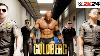 Goldberg Entrance Wwe2k24  With Entrance Music and goldberg chantswwe wwe2k24 goldberg [upl. by Banebrudge]